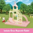 Calico Critters Baby Castle Playground, Dollhouse Playset with Figure ...