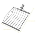thumbnail image 2 of PENIKOKO Pelle de Jardin Portable Argentée Bêche en Fer avec Poignée Ergonomique et Surface Résistante à l'Usure, 2 of 7