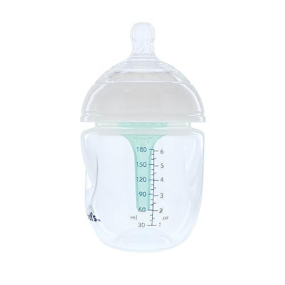 Dr. Talbot's Anti-Colic Bottles - 6 oz (2-Pack) - Baby Bottles for Newborn Babies 0+ Months - Self Sterilizing Newborn Bottles with Slow Flow Soft Flex Nipple and Advanced Venting System
