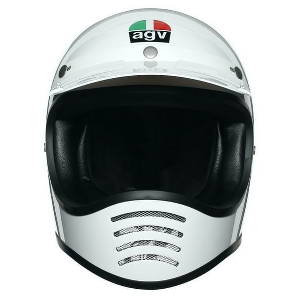 AGV X101 Solid Motorcycle Helmet White MD