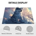thumbnail image 3 of Honeii Cloud Wolf print Super Absorbent Coffee Bar Mat Hide Stain Coffee Maker Mat for Countertops Coffee Pot Dish Drying Mat for Kitchen Counter, 3 of 7