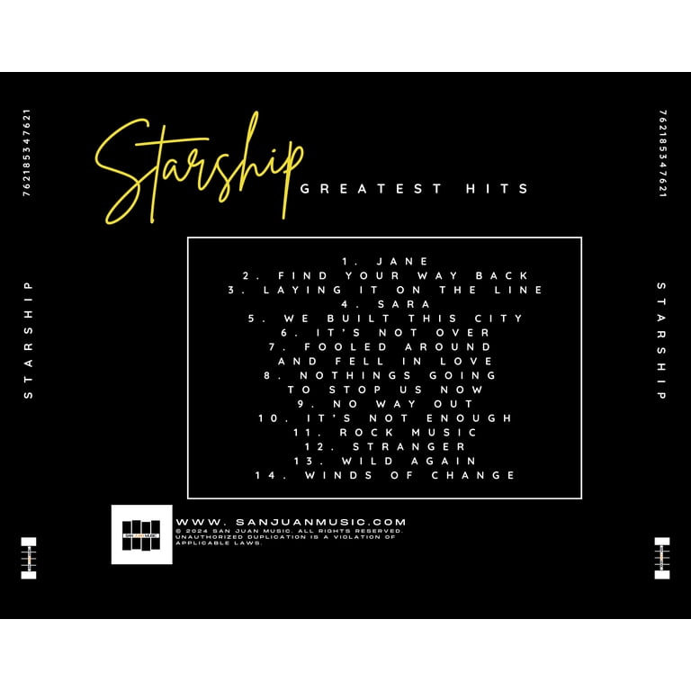 Starship - Starship's Greatest Hits - Music & Performance - CD