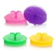 thumbnail image 1 of Cepillo masajeador para el cuero cabelludo FloreceBien, 4 unidades, cepillo para ducha, suave, para la caspa, exfoliante para el cuero cabelludo para adultos, niños y mascotas, 1 of 5