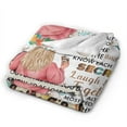 thumbnail image 2 of Wijzvio Gifts For My Bestie Throw Blanket Soft Fuzzy Fleece Blanket For Couch Bed Living Room Decoration 50"X40", 2 of 9