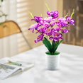 thumbnail image 4 of WMGHA 20 Pcs Artificial Daffodils Flowers in Vase for Home Decor, Spring Flower Fake Silk Flower Arrangement for Home Wedding Outdoor Front Door, UV-Resistant Artificial Potted Flowers, 4 of 6