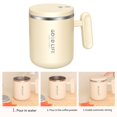 thumbnail image 3 of 304 Stainless Steel Stirring Coffee Mug Electric Rechargable Mixing Mug With Lid, 3 of 7