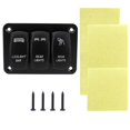 thumbnail image 3 of Car Boat 5 Pin 3 Gang Switch Toggle Panel, 3 of 5