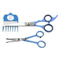 Scaredy Cut Silent Pet Grooming Kit RightHanded Blue 4.5" Safety