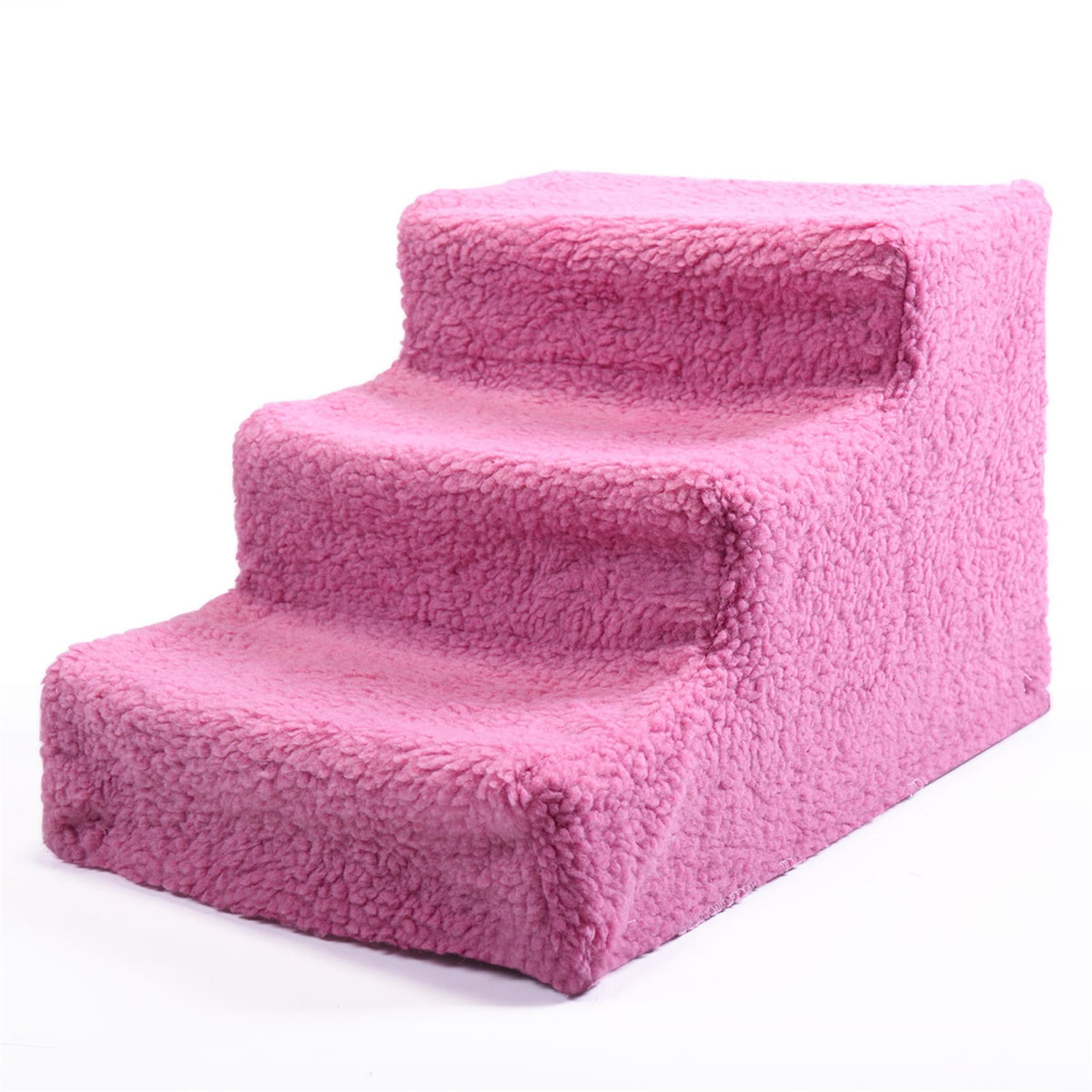 Pefilos 11.7 Inch Dog Stairs and Steps for Small Dogs Cats,Non-Slip 3 Tiers Plastic Dog Ramp/Ladder, Best for Small Animals,Doggy,Kitty, White + Brown Pefilos 11.7 Inch Dog Stairs and Steps for Small Dogs Cats,Non-Slip 3 Tiers Plastic Dog Ramp/Ladder, Best for Small Animals,Doggy,Kitty, White + Brown