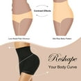 thumbnail image 4 of Qric Womens Butt Lifter Padded Lace Panties High Wasit Seamless Hip Enahncer Boyshort Control Underwear Shapewear, 4 of 6