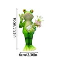 thumbnail image 3 of Floating Frog Mini Pond Decoration, Resin Garden Figure for Outdoor Pond & Garden Decor, 3 of 6