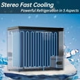 thumbnail image 6 of Auseo 7 cu. ft. Chest Deep Freezer with Adjustable Temperature, Free Standing Top Open Door Compact Freezer with 3 Removable Basket for Kitchen, Home, Bar, Garage, Office, 6 of 11