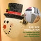 thumbnail image 3 of Pantalla decorativa de exterior con diseño de muñeco de nieve para porche, garaje, puertas laterales y otras decoraciones navideñas., 3 of 3