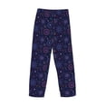 thumbnail image 3 of Lsque Stars And Gradient Colorful Snowflakes Print Men's Pajama Pants, Lounge Pant - Comfortable Home Wear,Elastic Waistband, Stylish Design-X-Large, 3 of 9