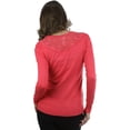 thumbnail image 2 of ToBeInStyle Women's V-Neck Lacey Caridgan, 2 of 3