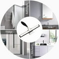 thumbnail image 4 of Streak-Free Cleaning, Multi-Surface Squeegee, Effortless Water Removal For Shower Doors, Windows, Kitchen Mirror And Car Glass, Stainless Steel Construction, Adhesive Hooks, 4 of 8