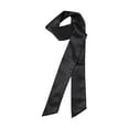thumbnail image 6 of KISS Colors & Care Silky Satin Edge Scarf, Adult, Solid Black Pattern, Size 60" x 4", 1 Piece, 6 of 8