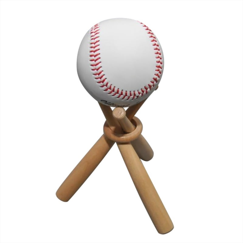 New High Quality 18" Wooden Baseball Bat Garden Fun Rounders Play Set Free Ball 