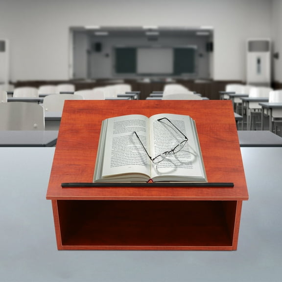 Portable Tabletop Lectern Classroom Presentation Lectern Table Top Lectern for Classrooms, Meeting Rooms