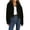 Black, variant on Womens Faux Fleece Jacket Coat Zip Up Long Sleeve Winter Outwear Shaggy Shearling Jacket