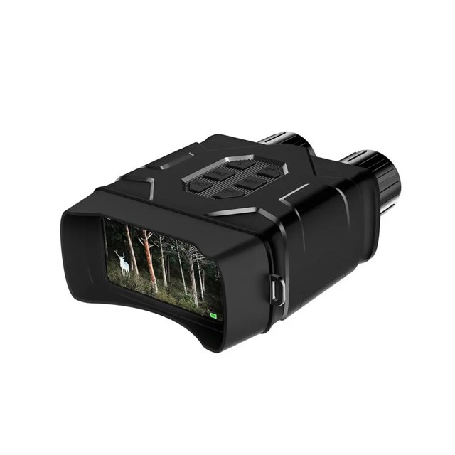 Lunettes de Vision Nocturne 800M IPS 5K Ultra Haute Définition Zoom Numérique 10X Jumelles Infrarouges Télescope pour Camping