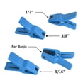 thumbnail image 3 of Fluid Stop Clamp Set, Wide Application Fluid Line Stoppers ABS High Temperature Pressure   For Brake Line Fuel Rail Hose A C Line And Banjo Fitting, 3 of 8