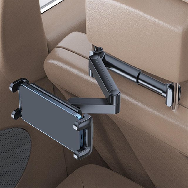 Soporte para reposacabezas de automóvil Soporte para tableta Soporte ajustable para asiento trasero para automóvil Abrazadera para asiento trasero para Pro Air Gala