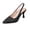 Black, variant on Women's Pointed Toe Slingback Heels Closed Toe Dressy Sandals For Work Wear