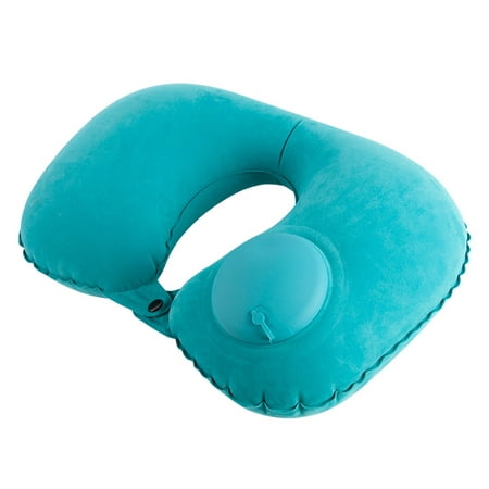 DPTALR Protable Soft U-Shape Travel Cushion Car Inflatable Neck ...