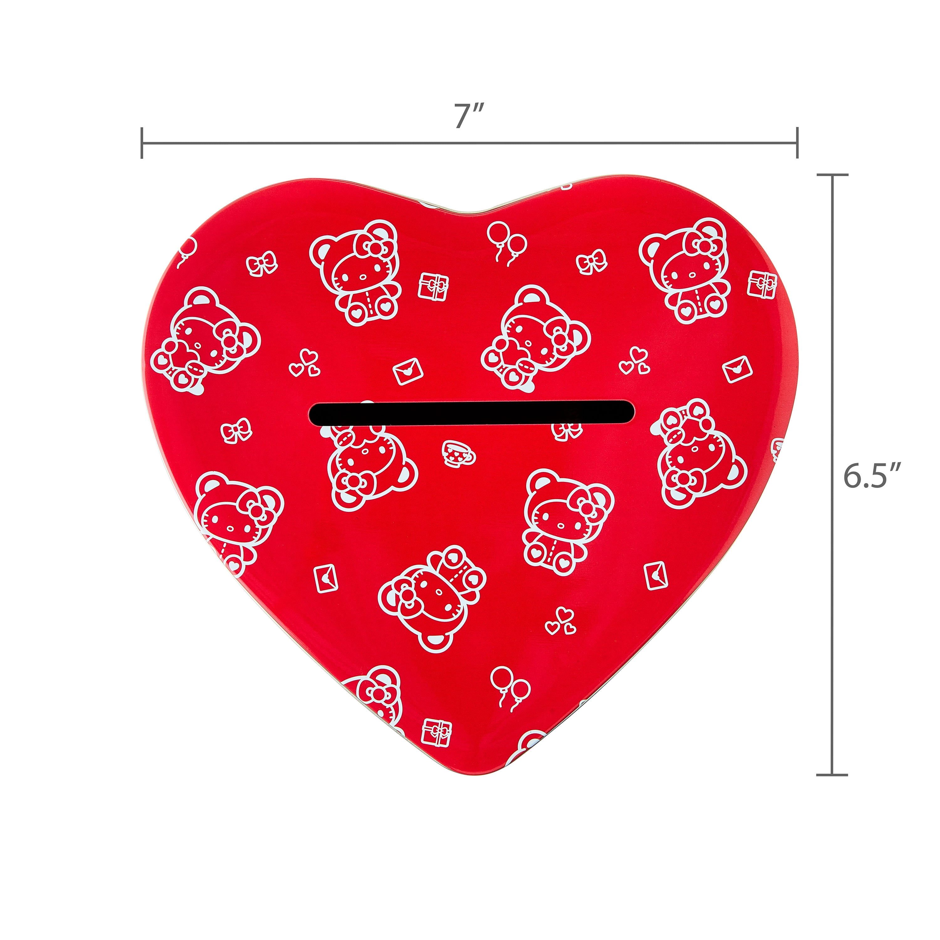 Hello Kitty Heart Shaped Tin, Mailbox