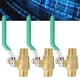 thumbnail image 5 of Drain Shut Off Valve Practical Double Male Thread Ball Valve Useful Brass for Indoor Gas Piping System Cold/Hot Water Piping System 3Pcs ANGGREK Otros, 5 of 8