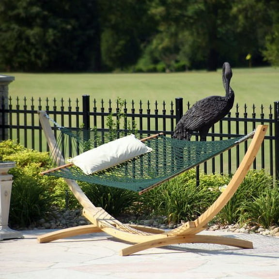 DURACORD® Deluxe Rope Hammock - Green