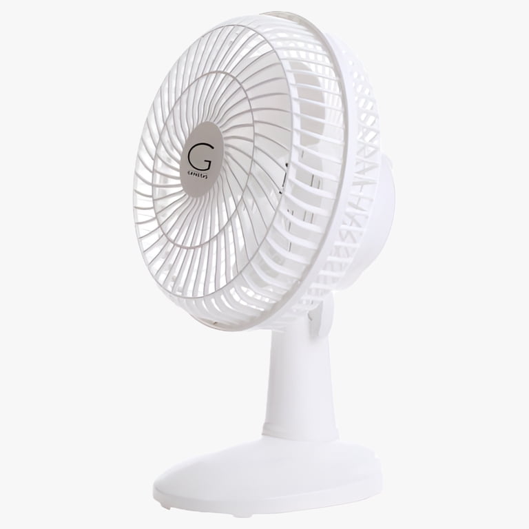 Genesis 5 in 2-Speed Clip-On/Tabletop Fan, White - A1CLIPFANWHITE
