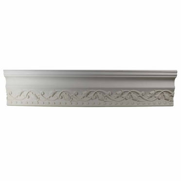 Cornice White Urethane Sample of 10994 23.5" L Renovator's Supply