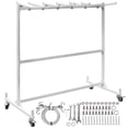 thumbnail image 1 of VEVOR Folding Chair and Table Cart 750lbs Capacity Combo Cart for 42 Chairs and 12 Tables Steel Frame Folding Chair Racks for Storage Swivel Wheels Folding Chair Storage with Steel Rope, 1 of 9