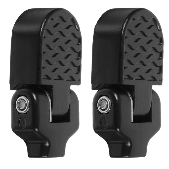 1 Pair Bike Metal Rear Pedals MTB Folding Footrests Cycling Accessories Pegs Black