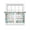 Green White, variant on Beach Coastal Sheer Curtains 63 Inch Length 2 Panels Set Window Treatments, Summer Coral Starfish Nautical Ocean Rod Pocket Semi Curtains for Living Room/Bedroom/Kitchen Décor, 104"W x 63"L