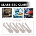 thumbnail image 3 of MasteelfCA 8 Pcs Practical Glass Bed Clip 3D Printer Glass Platform Practical Fixing Clips, 3 of 7