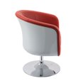 thumbnail image 4 of Fauteuil gondole moderne Mod de CorLiving en cuir reconstitué, 4 of 7
