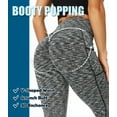 thumbnail image 3 of SEASUM Women Yoga Leggings With Pockets High Waist Butt Lift Workout Athletic Pants Gray S, 3 of 6