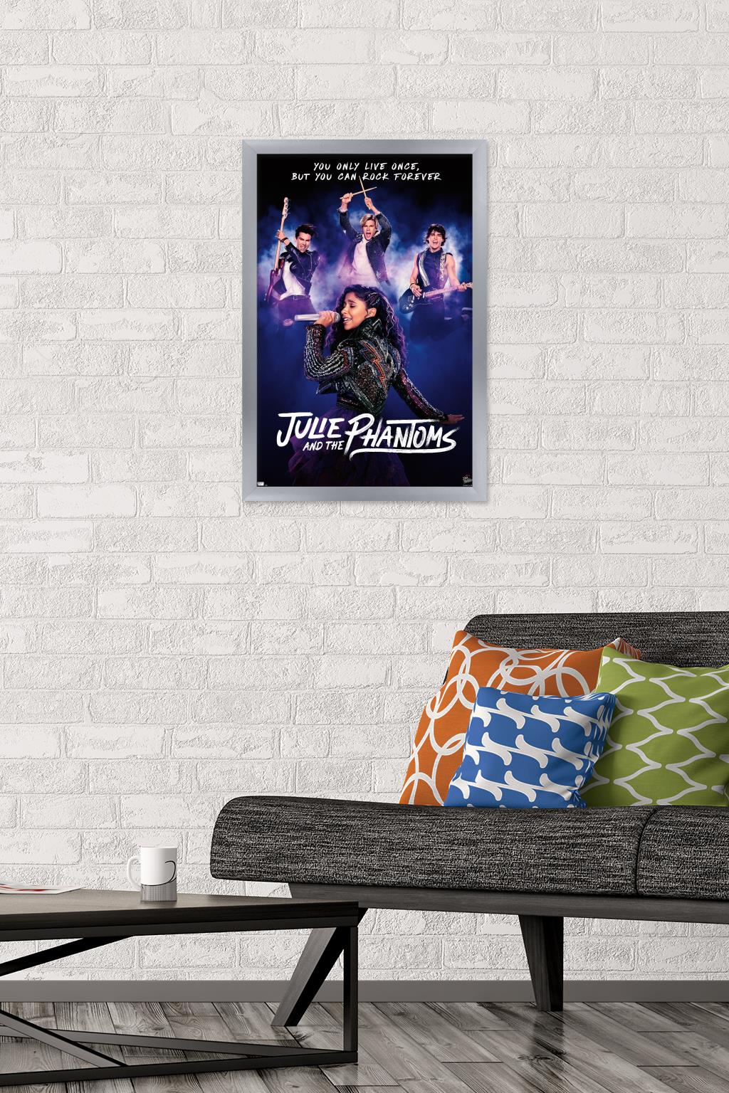 Netflix Julie and the Phantoms - The Band Wall Poster, 14.725" x 22.375", Framed