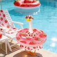 thumbnail image 4 of 5 Pcs/Set Bikini Porch Goose Outfits With Sunglasses, 23 Inch Strawberry Style Summer Outfit, Lovely Garden Yard Decor For Goose Statue Decoration (Strawberry), 4 of 6
