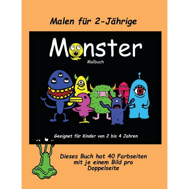 Malen Für 2-Jährige: Malen für 2-Jährige : Ein extra großes Malbuch mit
