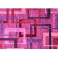 thumbnail image 1 of Ahgly Company Indoor Rectangle Oriental Pink Modern Area Rugs, 5' x 7', 1 of 4