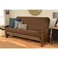 thumbnail image 7 of Washington Frame-Rustic Walnut Finish-Linen Cocoa Mattress Kodiak Furniture, 7 of 7