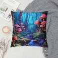 ERAPDAUR Mushrooms Fashion Style DirtResistant Throw Pillow Covers for