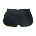 thumbnail image 1 of SOLFIRE Peak Athletic Workout Shorts para mujer, negro, mediano, 1 of 2