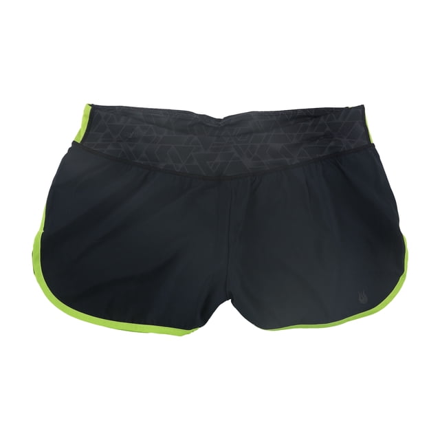 SOLFIRE Peak Athletic Workout Shorts para mujer, negro, mediano