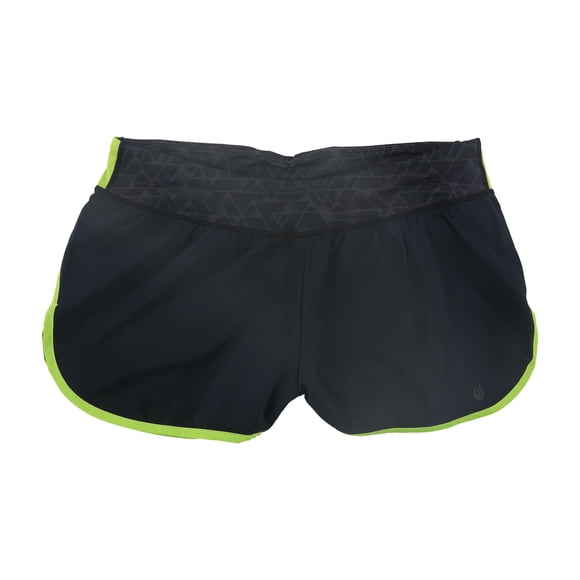 SOLFIRE Peak Athletic Workout Shorts para mujer, negro, mediano