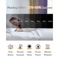thumbnail image 4 of Purple Yellow Ombre Blackout Curtains 45 Inches Long, Kitchen Black Out Window Treatments, Farmhouse Modern Gradient Art Thermal Insulated Lined Drapes for Small Window with Grommet 42"x45", 4 of 8